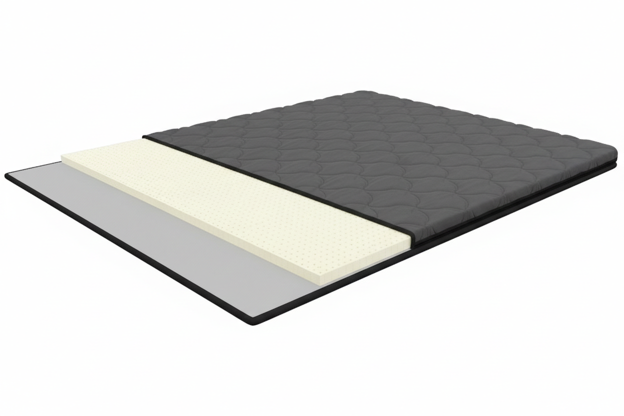 Amethyst Platinum 120x200 см, мягкий наматрасник с латексом, высота 6 см