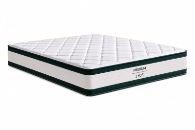 Matracis Eden Green 160x200 cm ar Pocket atsperēm un Air Gel, augstums 27 cm, sarullēts