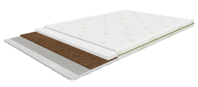 Biruta 120x200 cm, firm mattress topper with coconut fiber, height 7 cm
