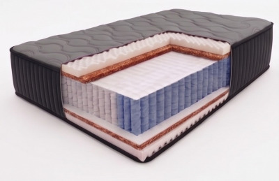 Matracis Diamond Platinum 180x200 cm, ar MultiPocket atsperēm, augstums 24 cm, sarullēts