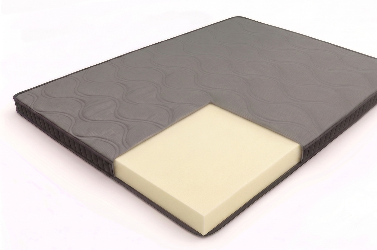 Pearl Platinum 160x200 cm, soft mattress topper with Memory foam, height 6 cm