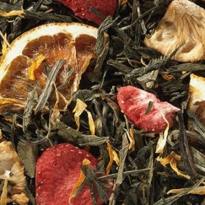 Zaļās/baltās tējas maisījums Spring Beginnings Strawberry&Pineapple