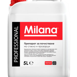 Detergent for glasses and mirrors 5L MILANA Professional