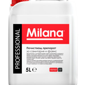 Means for cleaning bathtubs and plumbing  5 L MILANA Professional
