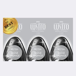 Губки для чистки обуви LUSTRO® Promo упаковка 3 шт.- нейтральный