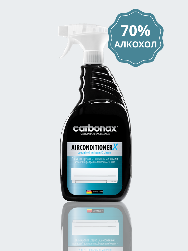 Gaisa kondicioniera tīrīšanas un atsvaidzināšanas līdzeklis 70% spirta CARBONAX
