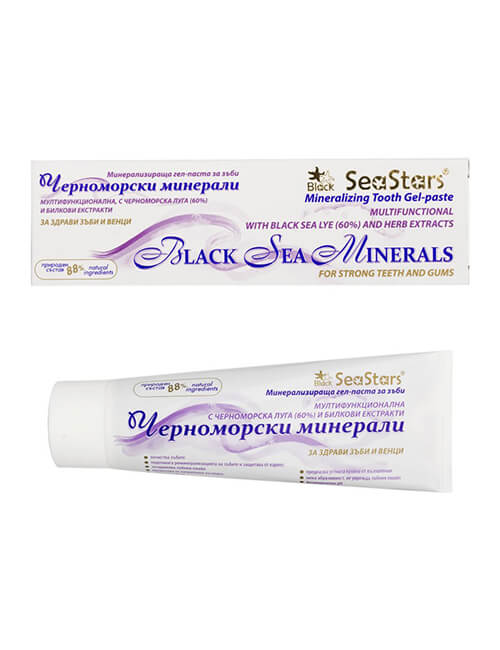 Mineralizējoša zobu gel-pasta BLACK SEA STARS MINERALS 75 ml