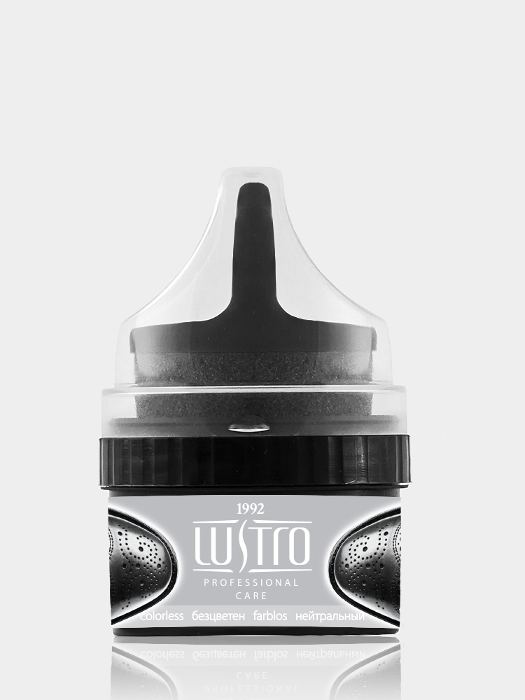 Apavu krēms ar aplikatoru LUSTRO® bezkrāsains