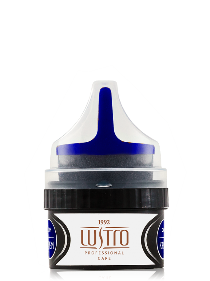 Крем для чистки обуви с аппликатором LUSTRO® &#8212; синий