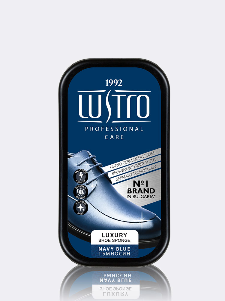 Sūklis apavu LUSTRO® Luxury zils